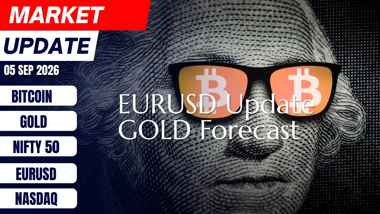 Gold, Bitcoin, NASDAQ, EURUSD & Nifty 50 | Key Trading Levels & Technical Outlook