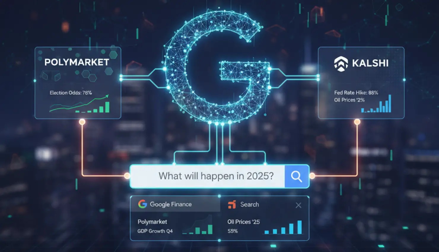 Google Integrates Prediction Markets: Polymarket & Kalshi Data to Hit Search and Finance Tools