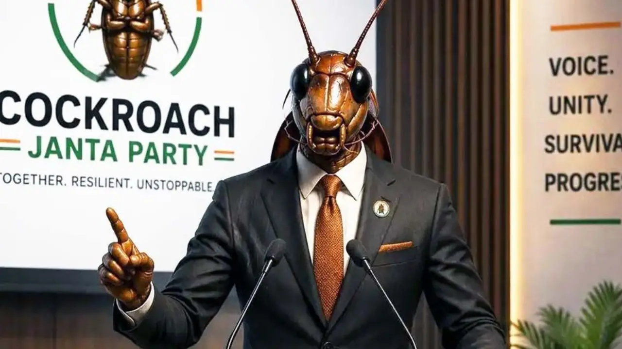 India’s Viral “Cockroach Janta Party” Becomes Symbol of Gen Z Frustration Over Jobs Crisis