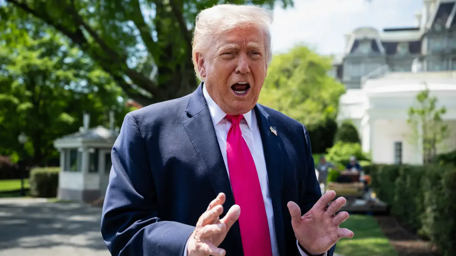 Politics Trump says war in Iran is going ‘swimmingly’ and ‘should be ending pretty soon’