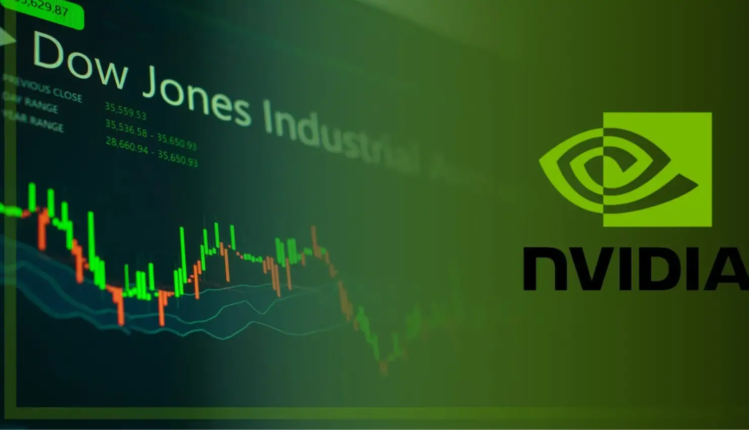 The Dow dropped more than 550 points, weighed down by Nvidia and a broader sell-off in tech stocks